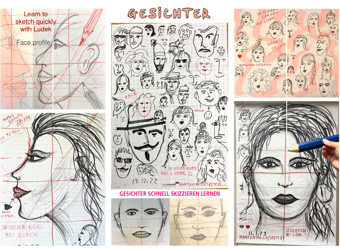 Portraits Zeichnen